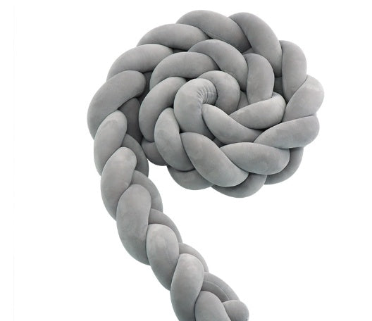 Cot Braid/Knot Bumper Cushion