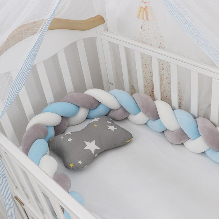 Cot Braid/Knot Bumper Cushion
