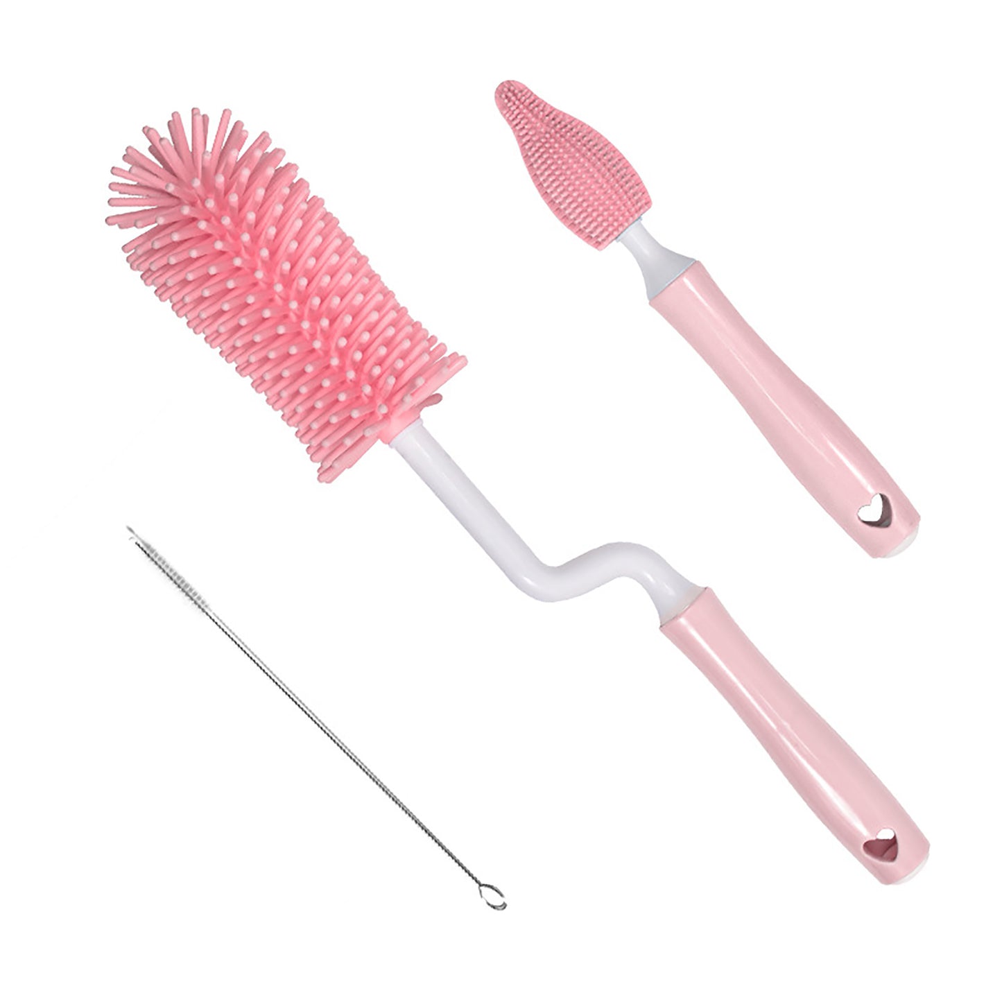 Silicone Baby Bottle Brush Straw Scrubbing Tools