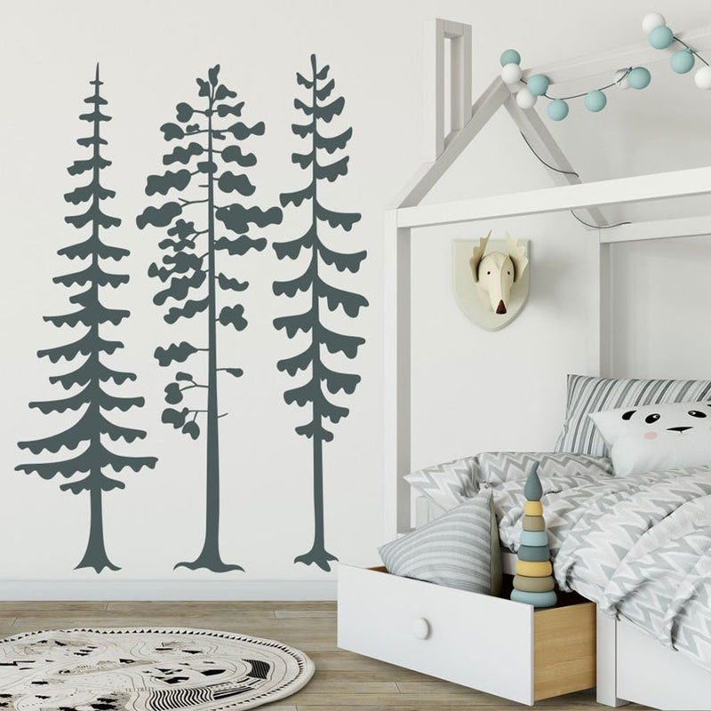 Removable Nordic Style Big Tree Wall Stickers