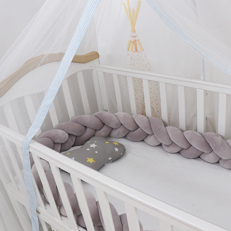 Cot Braid/Knot Bumper Cushion
