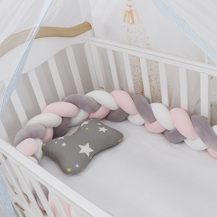 Cot Braid/Knot Bumper Cushion