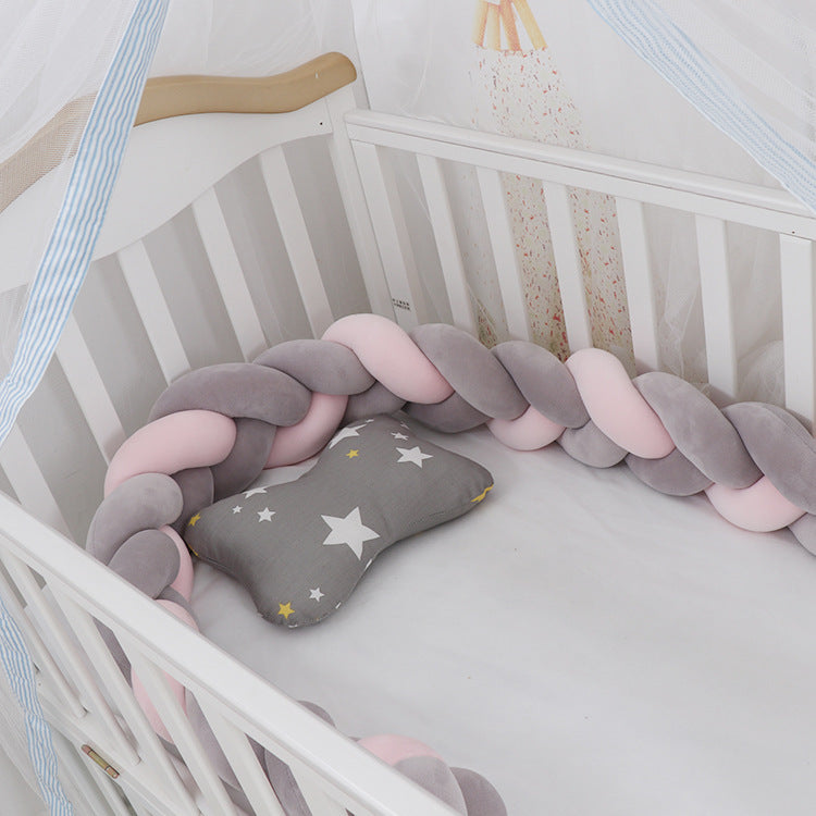 Cot Braid/Knot Bumper Cushion