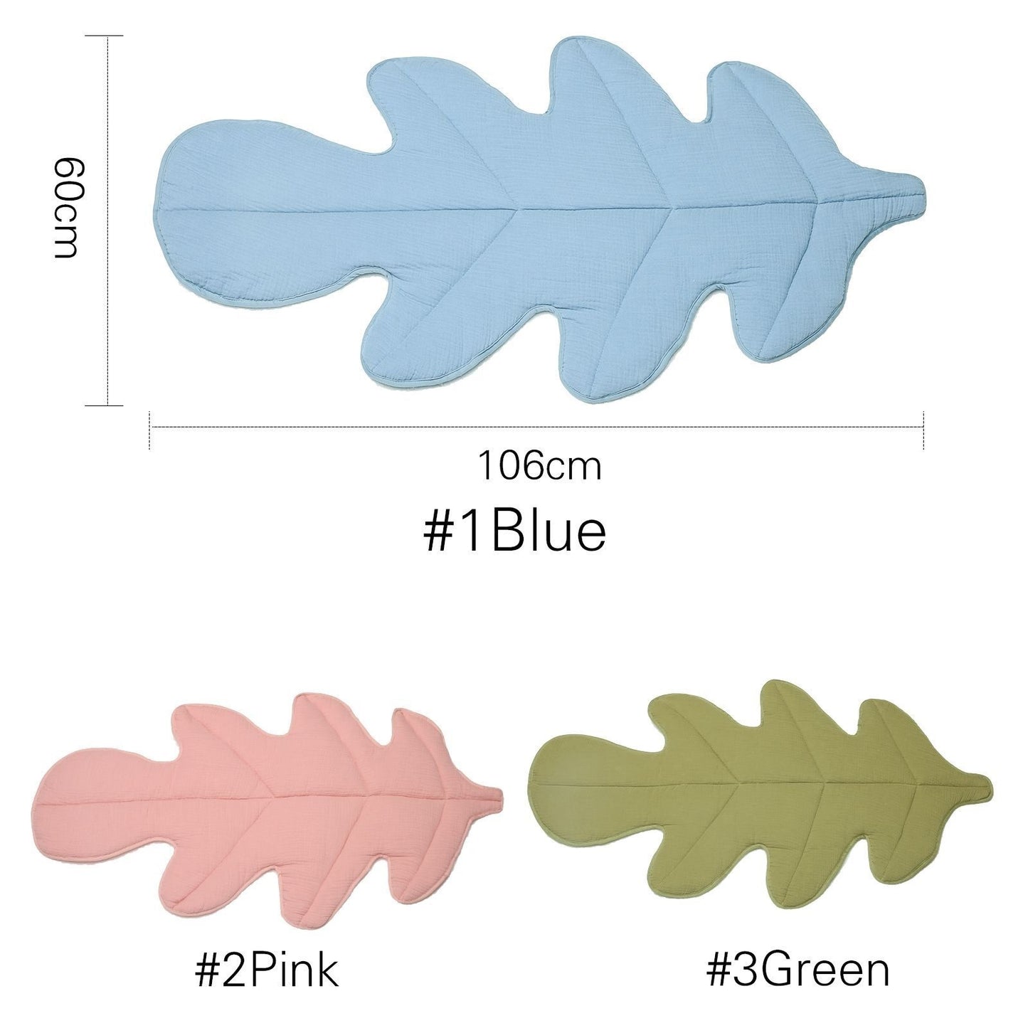 Bedroom New Crib Crawling Leaf Mat