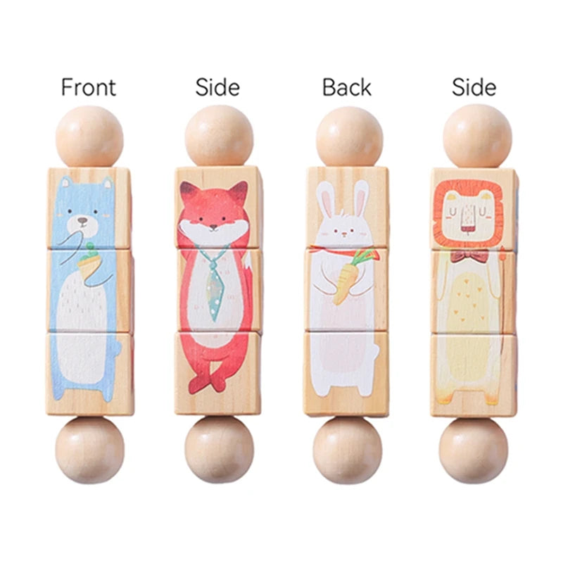Wooden Rotating Rattle