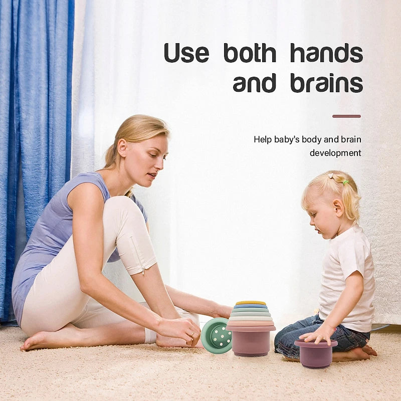 Silicone Stacking Cups
