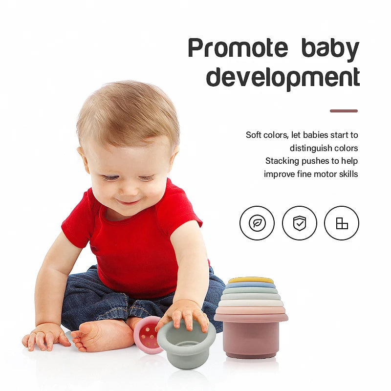 Silicone Stacking Cups