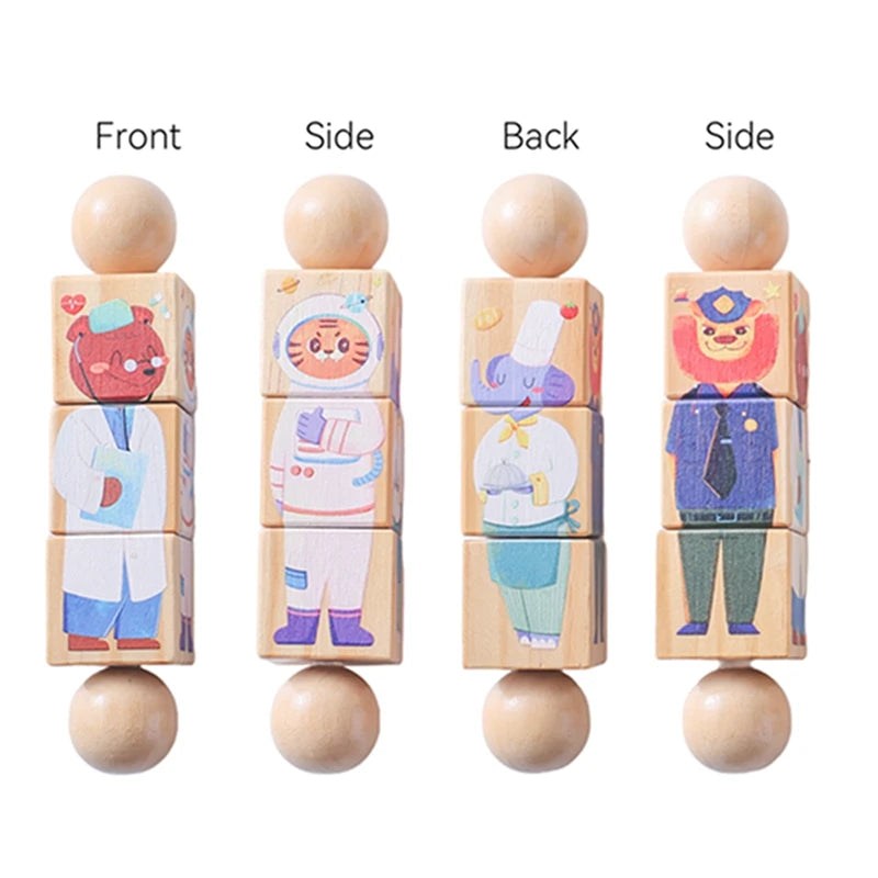 Wooden Rotating Rattle