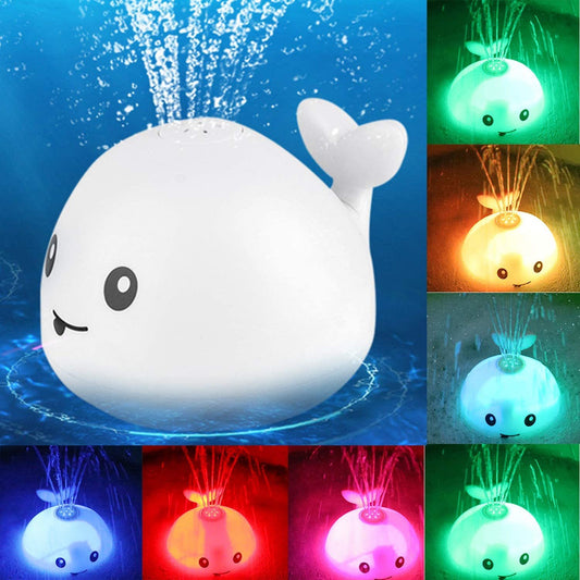 Whale Floating Spraying Whale w/Music + LED Light