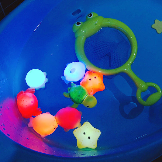 Floating Luminous Rubber Animals