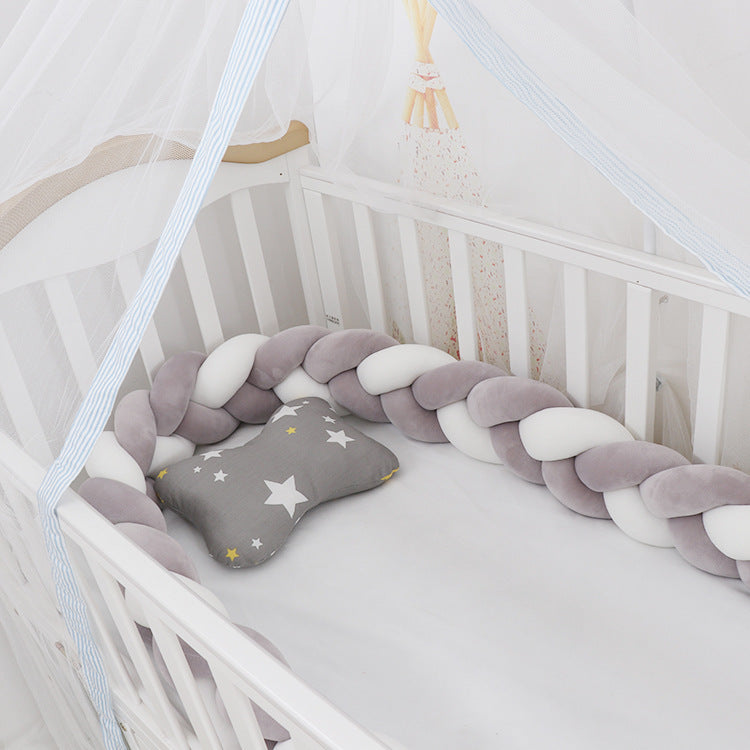 Cot Braid/Knot Bumper Cushion