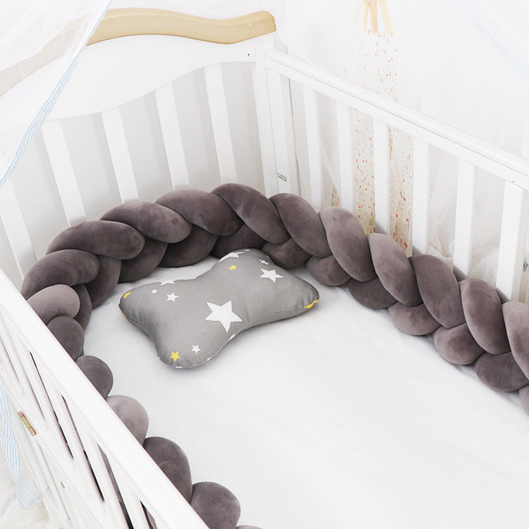 Cot Braid/Knot Bumper Cushion