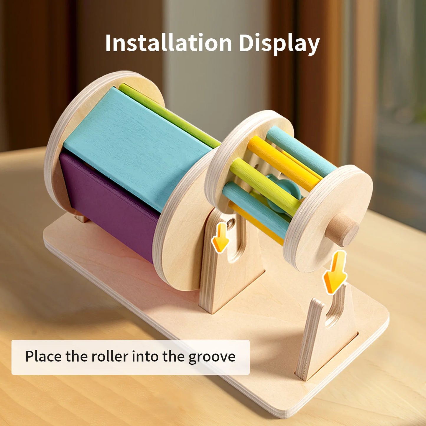 Rolling Drum Mirror