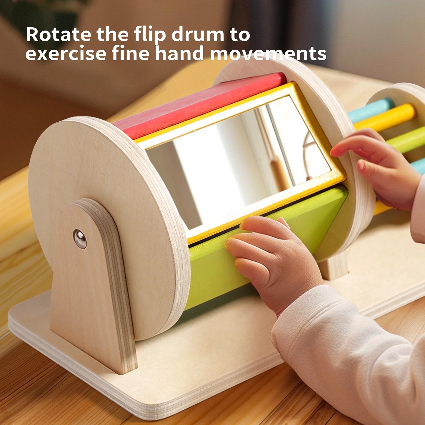 Rolling Drum Mirror