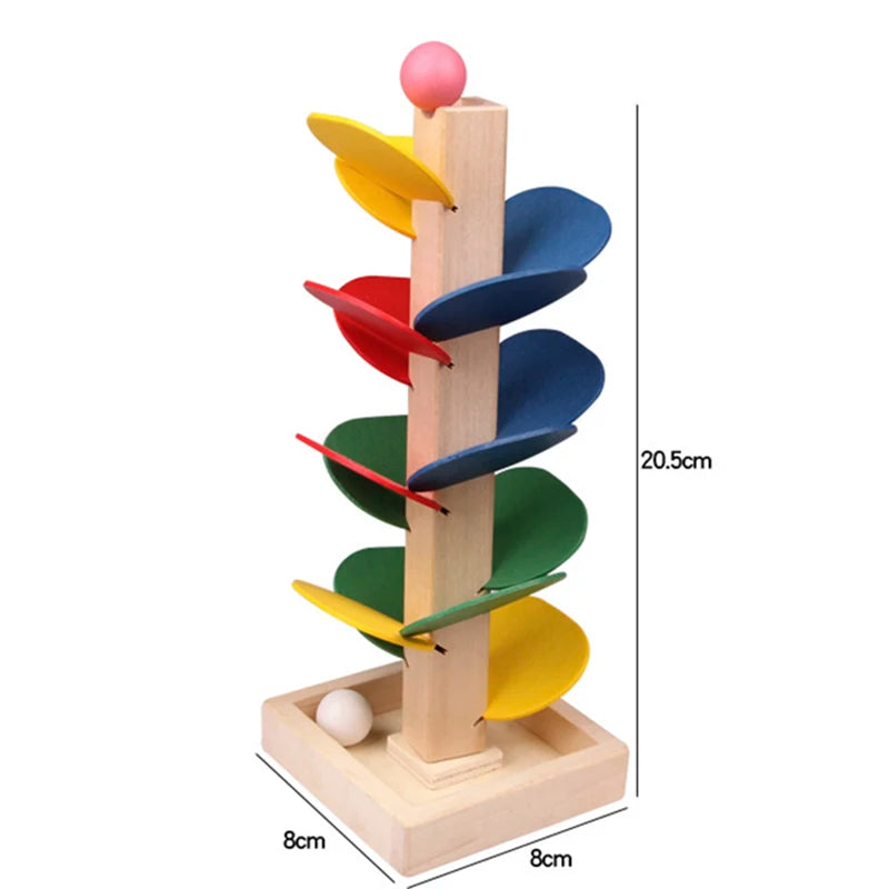 Colorful Tree Marble Run Track