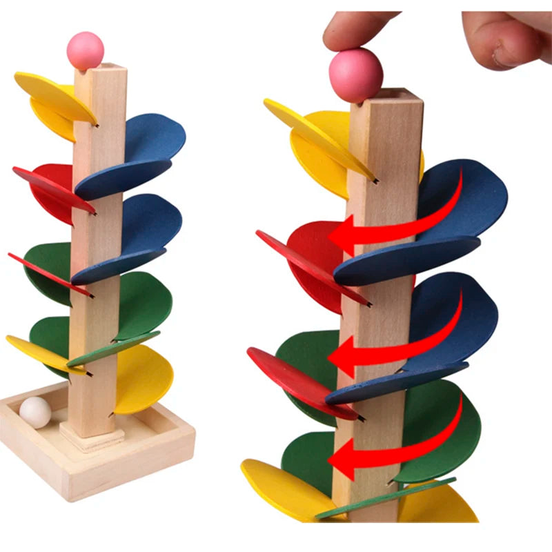 Colorful Tree Marble Run Track