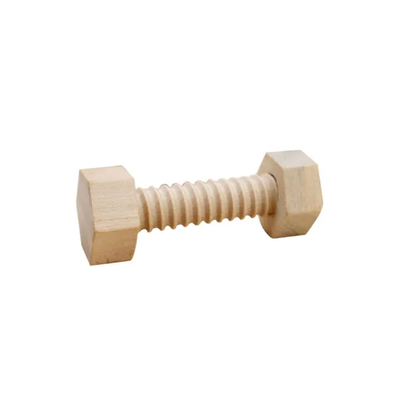 Wooden Nuts & Bolts - 1Pcs/2Pcs/3Pcs