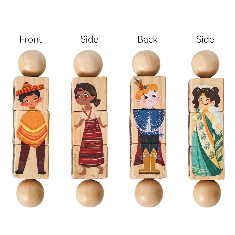 Wooden Rotating Rattle