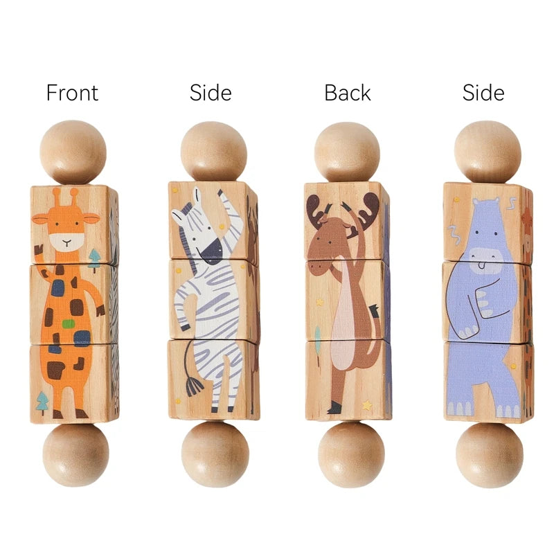 Wooden Rotating Rattle