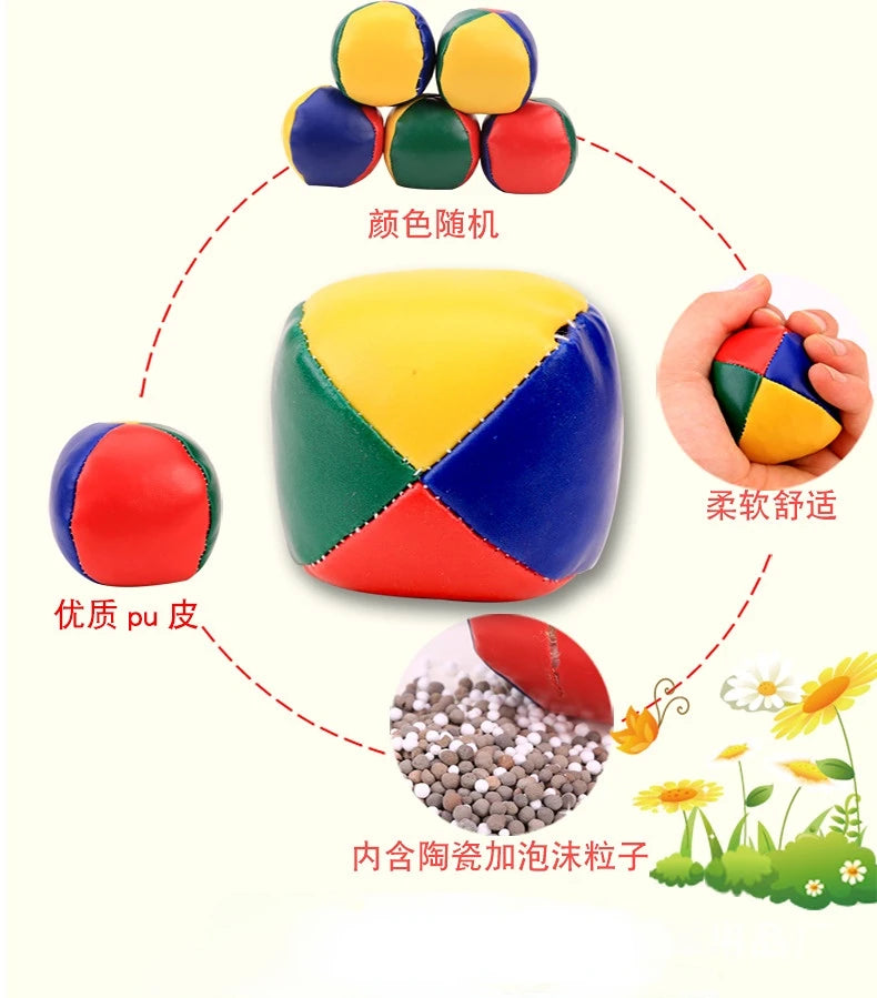 3Pcs Circus Juggling Balls