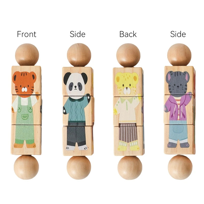 Wooden Rotating Rattle