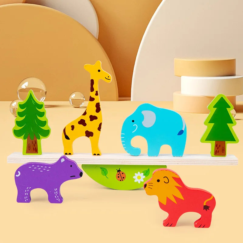 Wooden Balance Stacking Game
