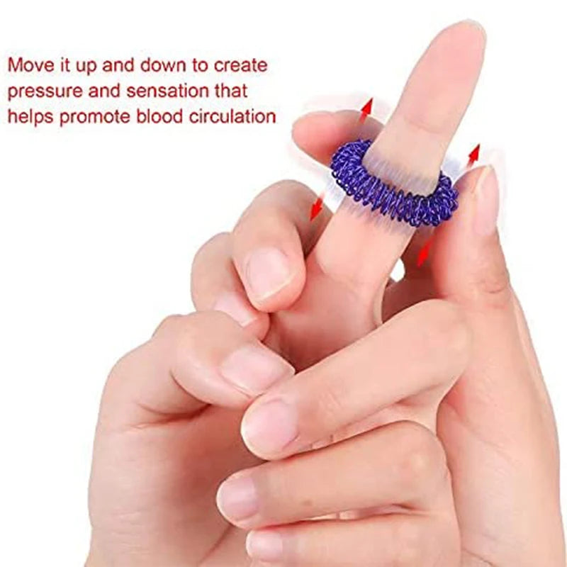 10pcs Fidget Finger Rings Set
