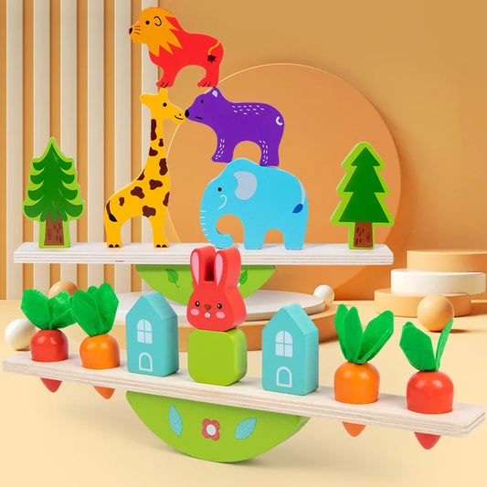 Wooden Balance Stacking Game