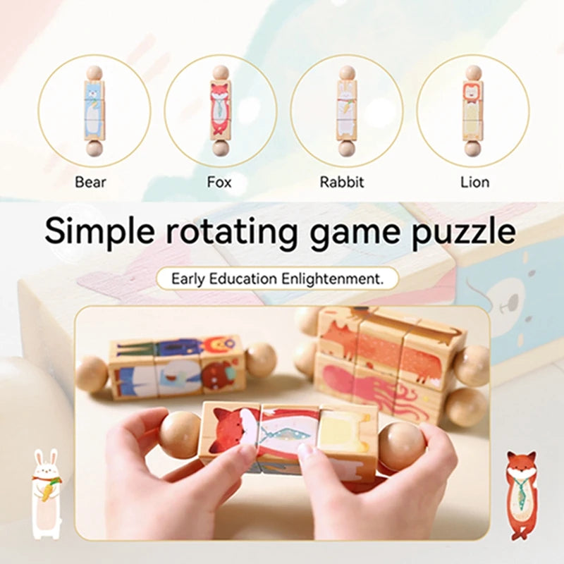 Wooden Rotating Rattle