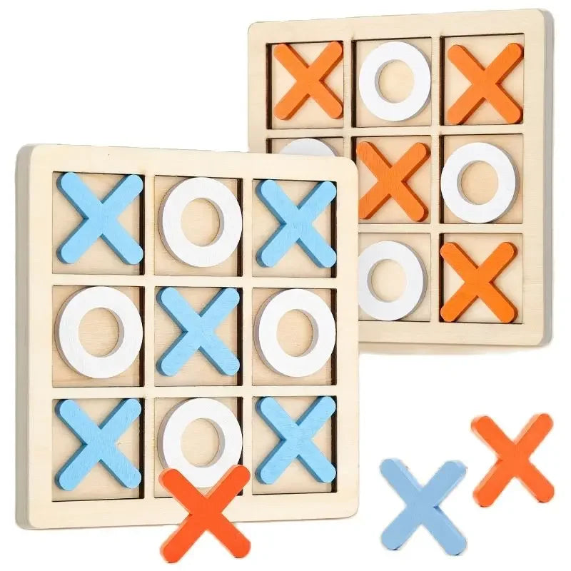 Wooden Mini Tic-Tac-Toe