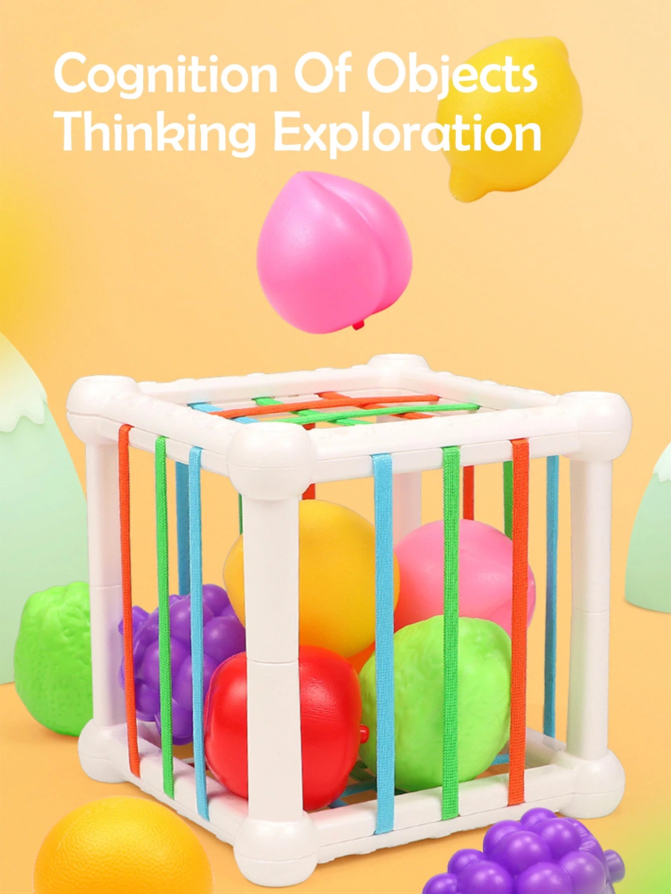 7Pcs - Fruit and Cage