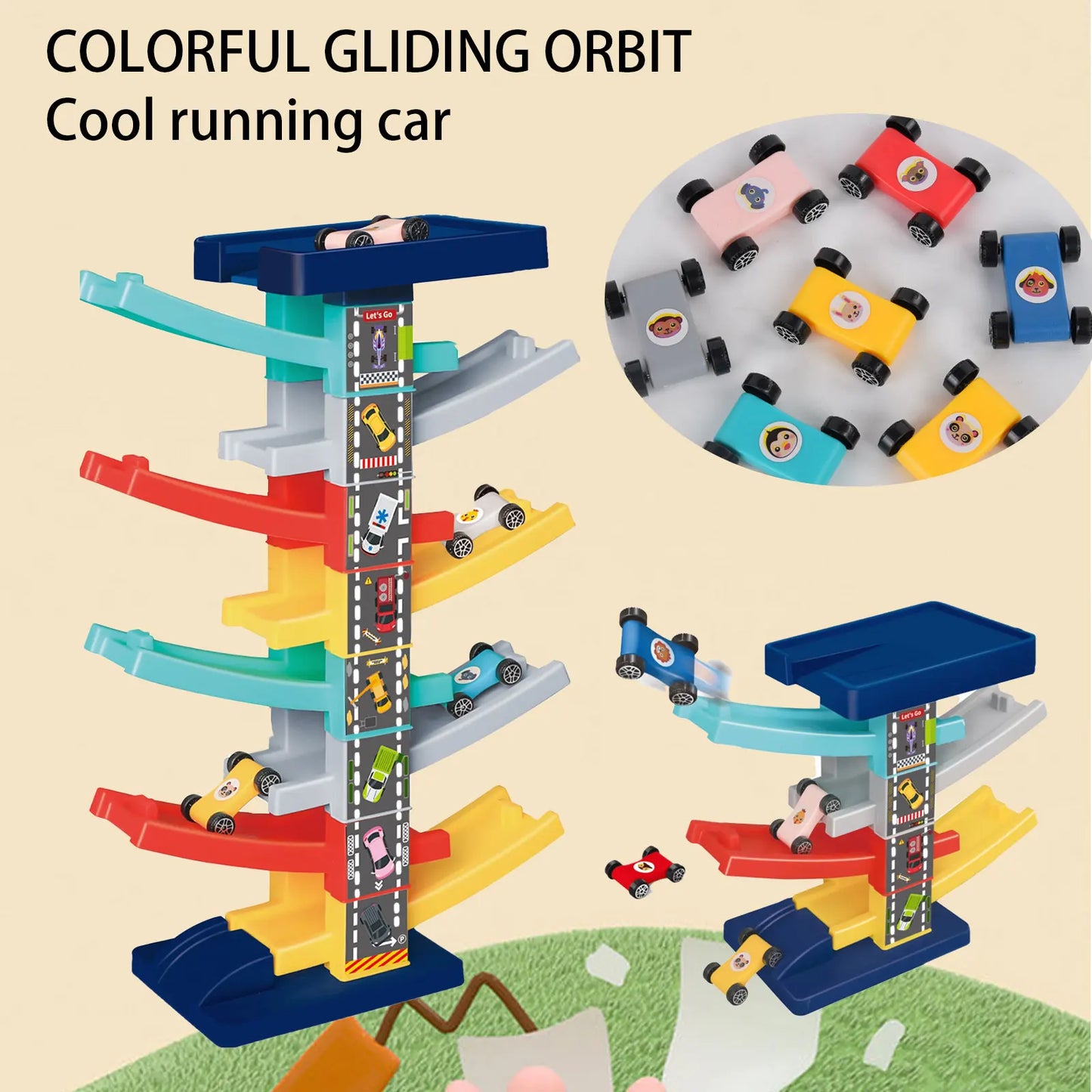 Multi-Level Car Gliding Track