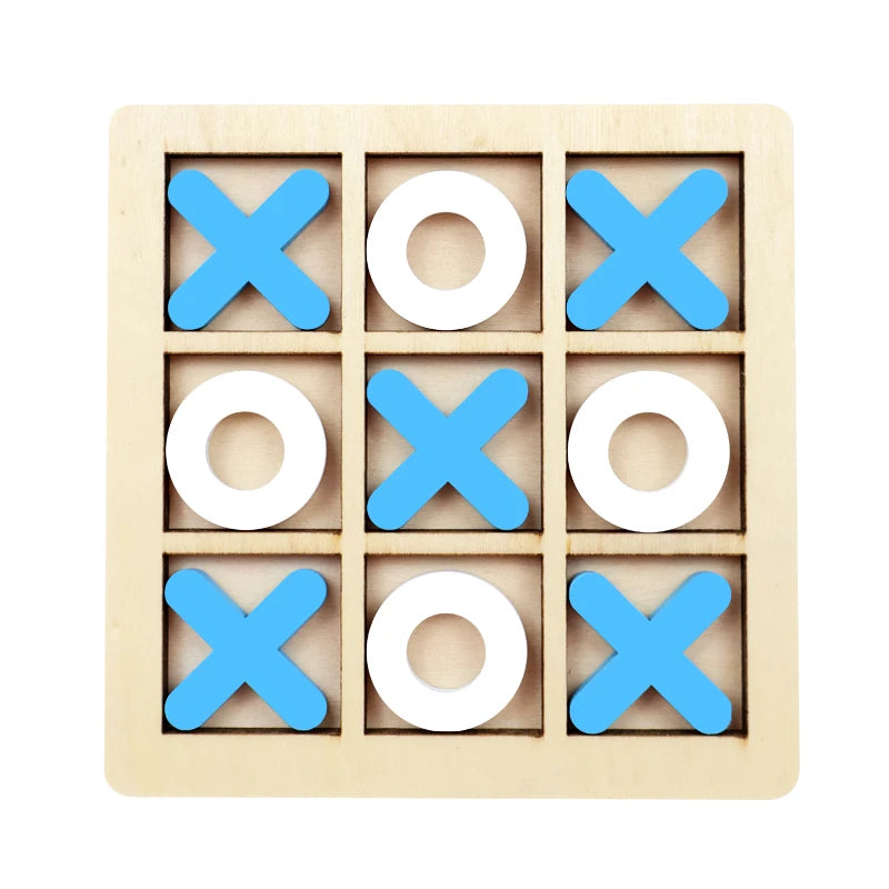Wooden Mini Tic-Tac-Toe