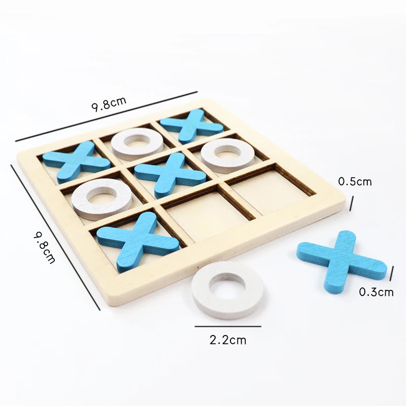 Wooden Mini Tic-Tac-Toe