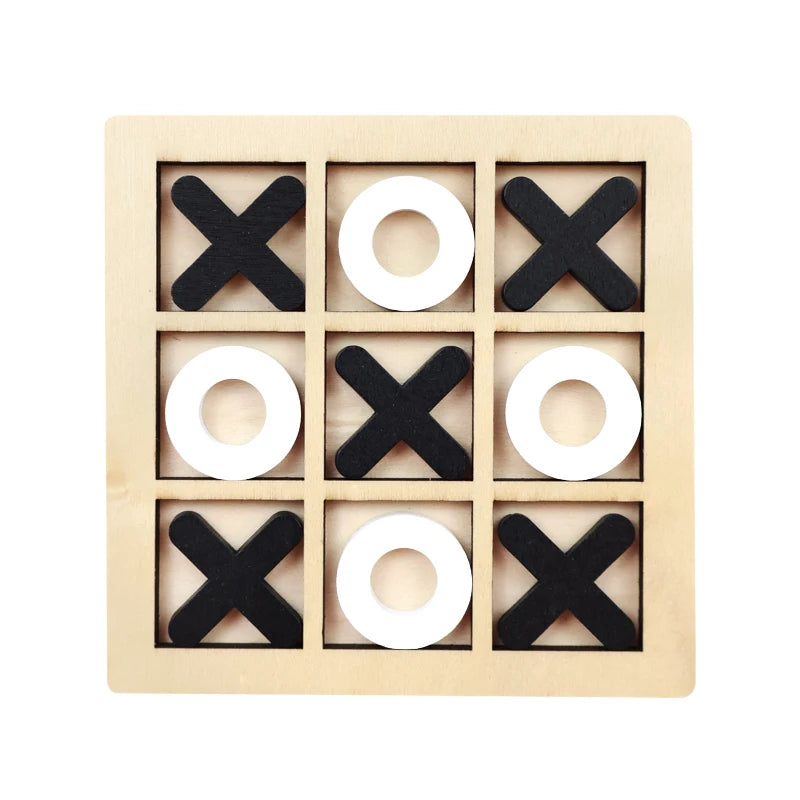 Wooden Mini Tic-Tac-Toe