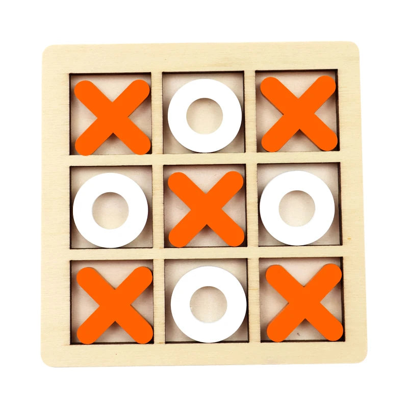 Wooden Mini Tic-Tac-Toe